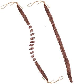 2 fuets catalans 1 mètre Obach — charcuterie artisanale boyau naturel