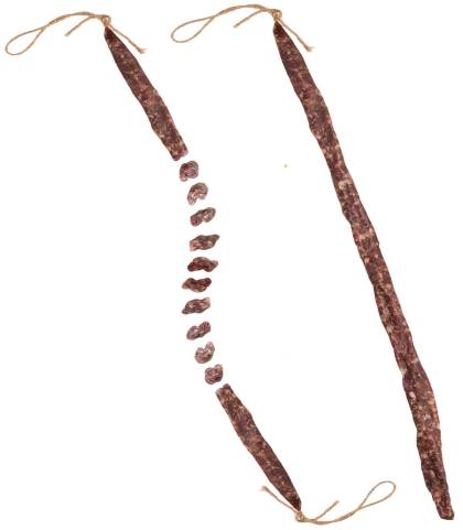 2 fuets catalans 1 mètre Obach — charcuterie artisanale boyau naturel