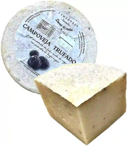 Quart de tomme brebis truffée — truffe noire d'Espagne Soria