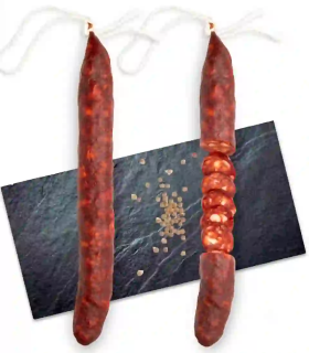 Chorizo doux artisanal Obach — charcuterie catalane pur porc