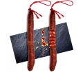 Chorizo piquant artisanal Obach — charcuterie catalane paprika fort