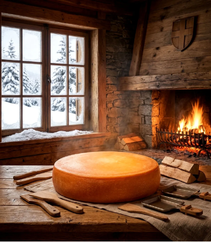 Raclette de Savoie IGP Fumée au Hêtre – Affinage 5 Mois lait Cru vache