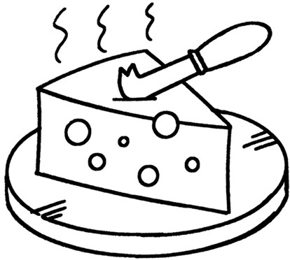 La découpe du fromage