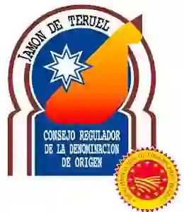 L'étoile mudéjar à huit branches garantit l'authenticité du Jambon de Teruel AOP Étoile mudéjar à huit branches — symbole authentique AOP Jambon de Teruel